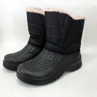 Сапоги мужские утепленные короткие 44р 28см, сапоги резиновые зимний утеплитель 00023936 фото