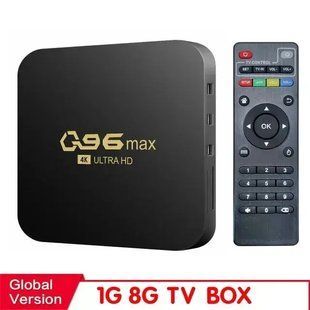 TV-приставка ТБ Q96 MAX HONGTOP Wi-Fi 4K Android 10,0, NETFLIX, Google TV (Смарт ТБ, SmartTV) 00017952 фото