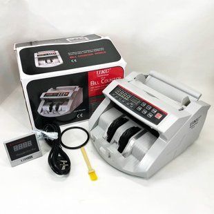 Счетная машинка Bill Counter UKC MG-2089, машинка для счета денег с ультрафиолетовым детектором валют 00012534 фото