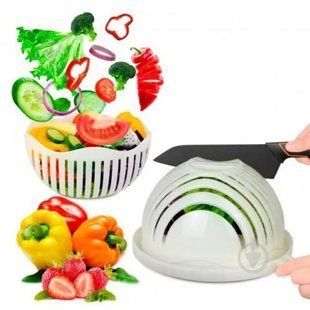 Універсальна овочерізка салатниця Salad Cutter 00020443 фото