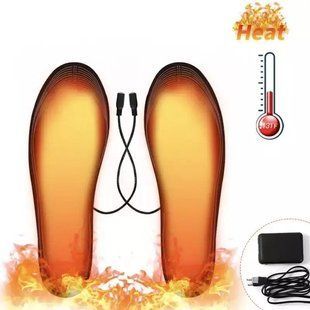 Устілки з підігрівом від USB електрогрілка термоустілки зимові морозостійкі захист від морозу Extra (працюють від Павер Бенка / Зарядного блоку) 00024367 фото