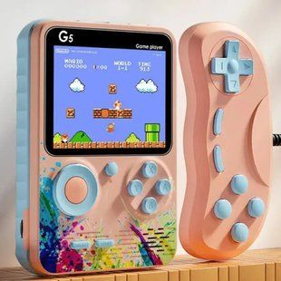 Портативная игровая консоль G5S+джойстик, 500 встроенных игр / Детская игровая приставка к телевизор 00017515 фото