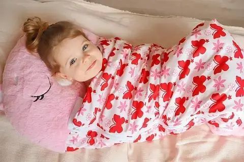 Собачка Детский спальный мешок на молнии 3 в 1 игрушка подушка спальник и встроенная подушка 00015960 фото