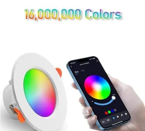 Светильник умный Tuya Smart LED WiFi встраиваемый 2700-6500 K 10W 00022166 фото