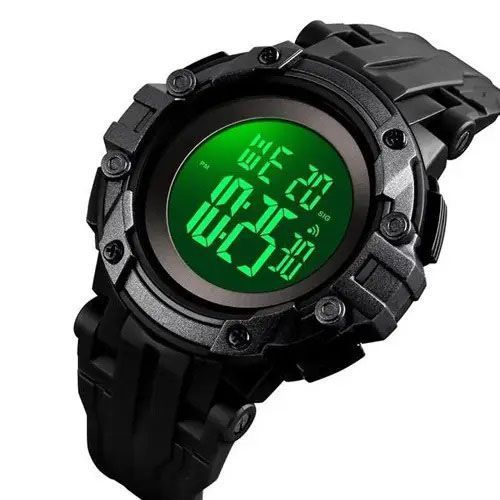 Часы наручные мужские SKMEI 1545BKWT BLACK-WHITE, водонепроницаемые мужские часы. Цвет: черный 00022046 фото