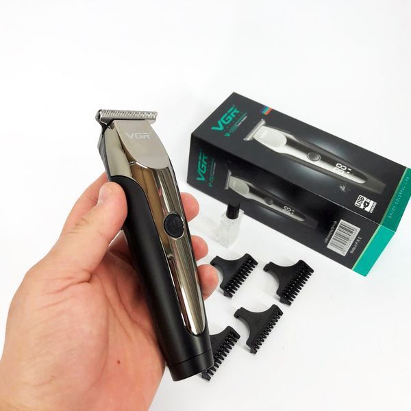 Акумуляторна машинка для стрижки VGR V-059, бездротова електробритва, машинка для стрижки для дому 00014421 фото