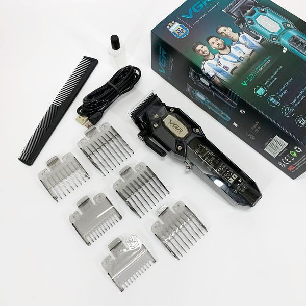 Аккумуляторная машинка для стрижки VGR V-600. Цвет: черный 00014793 фото
