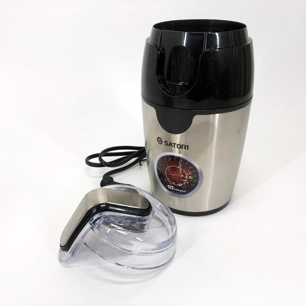 Кофемолка SATORI SG-2510-SL, электрическая кофемолка измельчитель, кофемолка мощная, измельчитель зерен 00018943 фото