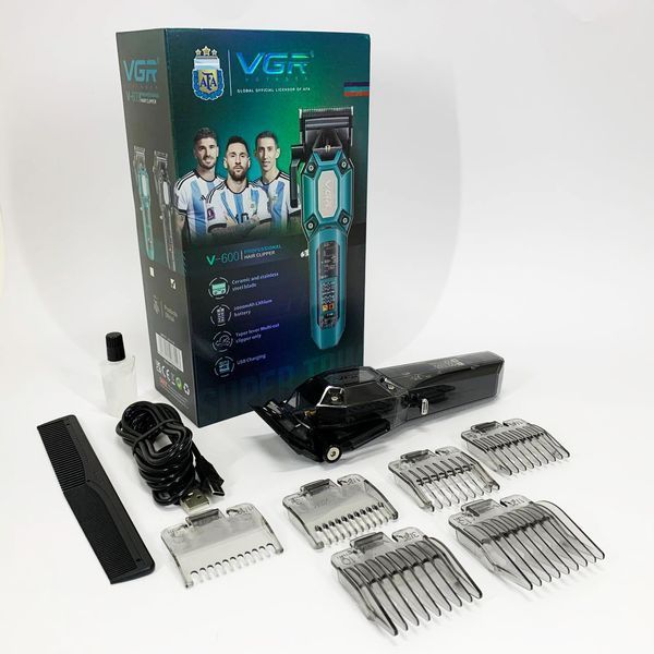 Аккумуляторная машинка для стрижки VGR V-600. Цвет: черный 00014793 фото