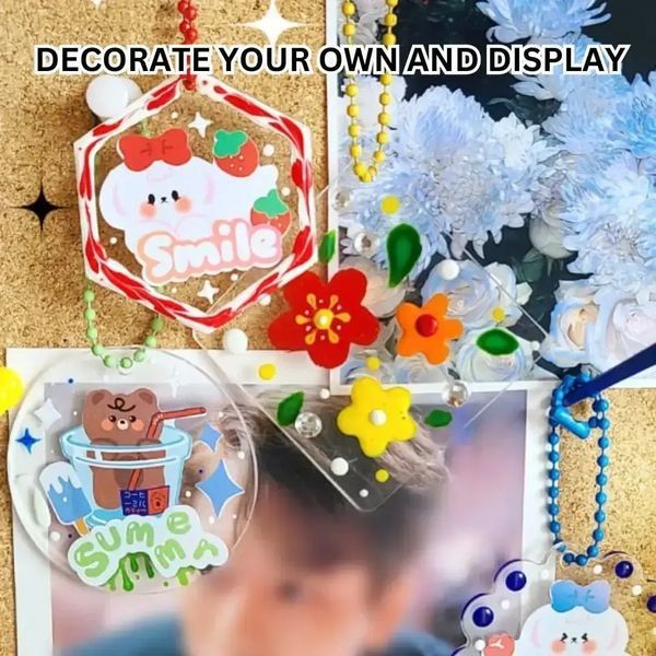 Набор для изготовления брелоков с блестками Glitter Paint Art 00016455 фото