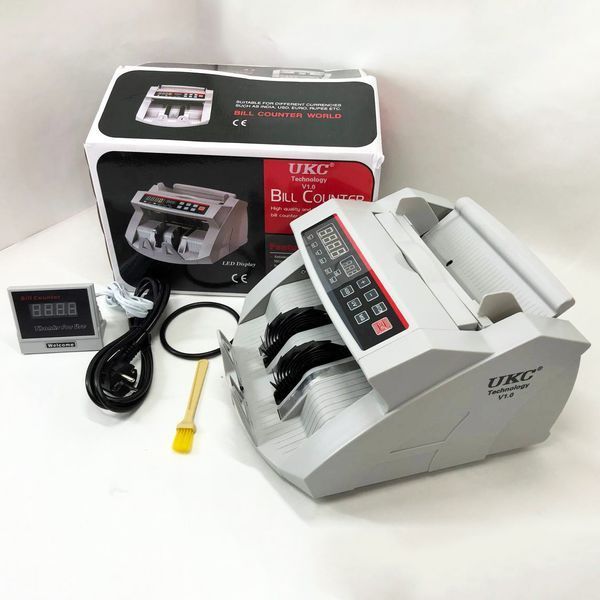 Рахувальна машинка Bill Counter UKC MG-2089, машинка для рахунку грошей з ультрафіолетовим детектором валют 00012534 фото