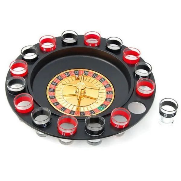 Рулетка зі стопками Drinking Roulette Set i3-90 алко рулетка казино на 16 чарок 00024645 фото