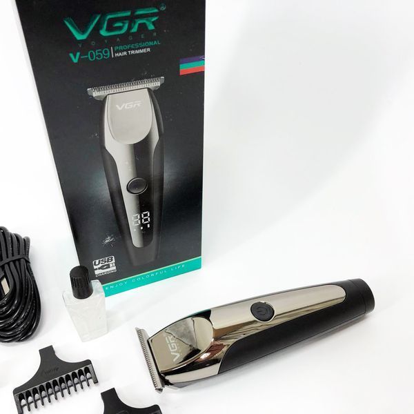 Акумуляторна машинка для стрижки VGR V-059, бездротова електробритва, машинка для стрижки для дому 00014421 фото