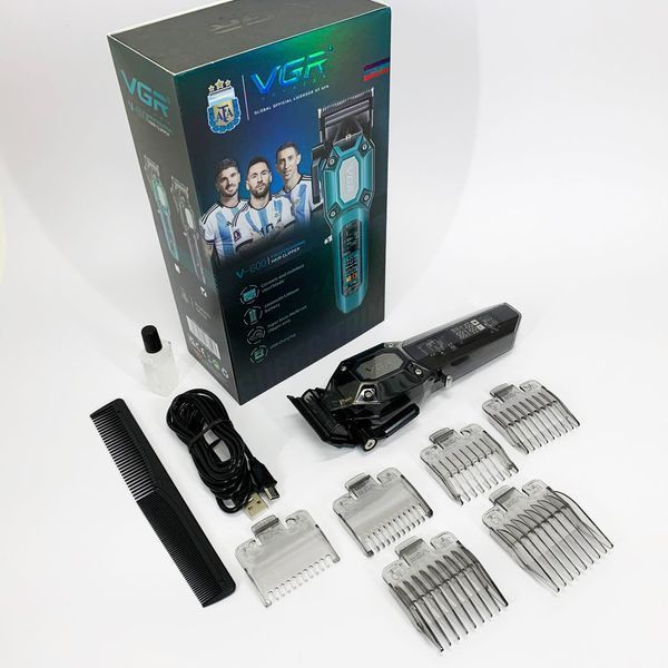 Аккумуляторная машинка для стрижки VGR V-600. Цвет: черный 00014793 фото