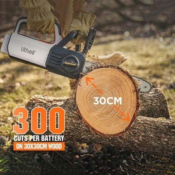Акумуляторна ланцюгова пилка Litheli живлення від павербанку УМБ Litheli Power Bank 10000 мАг 45Вт 2А (U20CS00-0U220) 00013498 фото