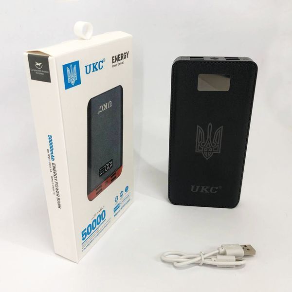 Акумулятор портативний павербанк POWER BANK UKC ART-4148/4204. 50000mah, 4USB, зовнішній акумулятор 00017284 фото