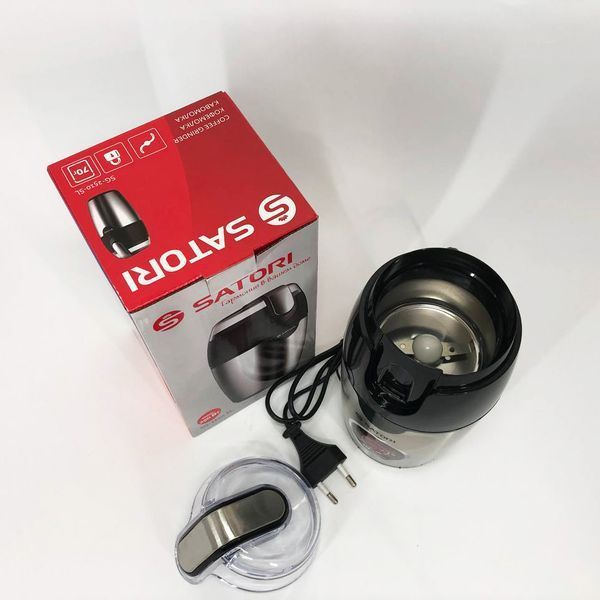 Кофемолка SATORI SG-2510-SL, электрическая кофемолка измельчитель, кофемолка мощная, измельчитель зерен 00018943 фото