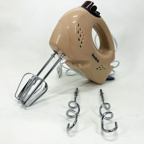 Миксер MAGIO MG-950, двухвенчиковый миксер, хороший миксер, лучший ручной миксер, ручной миксер для кухни 00018972 фото