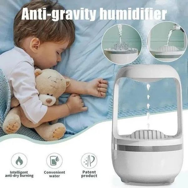 Увлажнитель воздуха ультразвуковой DROP HUMIDIFIER AND-199, левитирующий распылитель для спальни, дома, гостиницы 00012665 фото