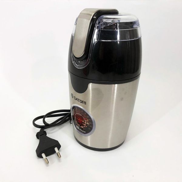 Кофемолка SATORI SG-2510-SL, электрическая кофемолка измельчитель, кофемолка мощная, измельчитель зерен 00018943 фото