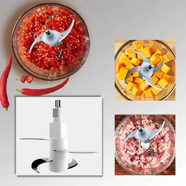 Блендер-подрібнювач металевий 600 Вт Cooking 7079 00020581 фото