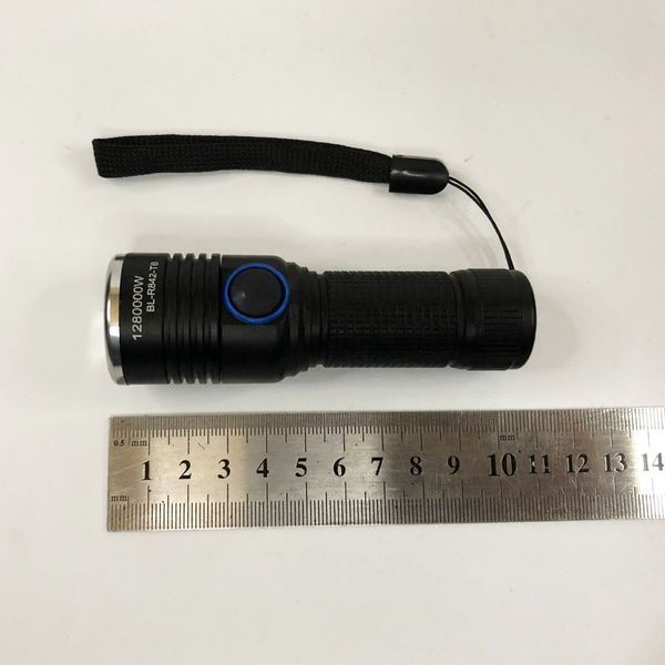 Компактный ручной фонарик Bailong R482/R842-T6, водонепроницаемый фонарик, лед фонарь переносной 00022870 фото
