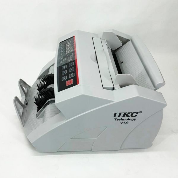 Рахувальна машинка Bill Counter UKC MG-2089, машинка для рахунку грошей з ультрафіолетовим детектором валют 00012534 фото