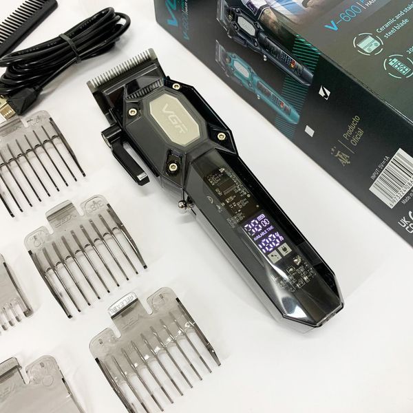 Аккумуляторная машинка для стрижки VGR V-600. Цвет: черный 00014793 фото