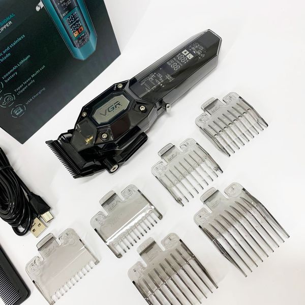 Аккумуляторная машинка для стрижки VGR V-600. Цвет: черный 00014793 фото
