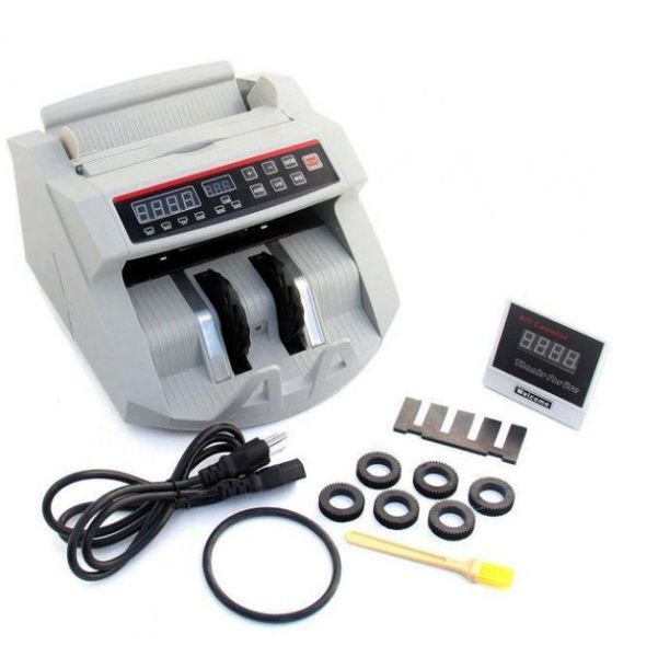 Рахувальна машинка Bill Counter UKC MG-2089, машинка для рахунку грошей з ультрафіолетовим детектором валют 00012534 фото