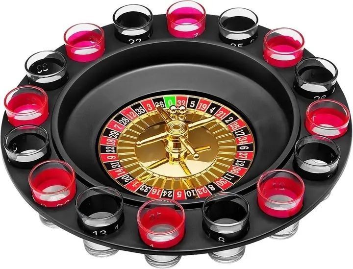 Рулетка зі стопками Drinking Roulette Set i3-90 алко рулетка казино на 16 чарок 00024645 фото