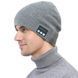 Портативная колонка ШАПКА с bluetooth наушниками SPS Hat BT True. Цвет: серый 00023867 фото 6