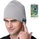 Портативная колонка ШАПКА с bluetooth наушниками SPS Hat BT True. Цвет: серый 00023867 фото 2