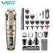 Набор для стрижки VGR 8 в 1 V-103, 19 насадок, Машинка для стрижки для дома, Машинка для стрижки мужская 00015509 фото 1