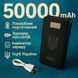 Акумулятор портативний павербанк POWER BANK UKC ART-4148/4204. 50000mah, 4USB, зовнішній акумулятор 00017284 фото 56