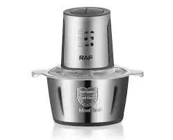 Блендер Raf Food Processor R7019 кухонний подрібнювач 250W металева чаша на 2 л чоппер 00020451 фото
