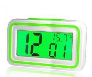 Голосовые часы, будильник UKC KK-9905 TR White/Green 00022371 фото