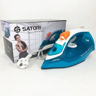 Утюг SATORI SI-2210-BL, паровой утюг-очиститель, профессиональный паровой утюг 00013336 фото