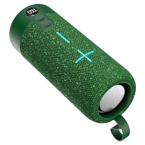 Портативна Bluetooth колонка TG619C FM-радіо USB/TF з ремінцем, колонка з акумулятором. Колір: зелений 00017217 фото