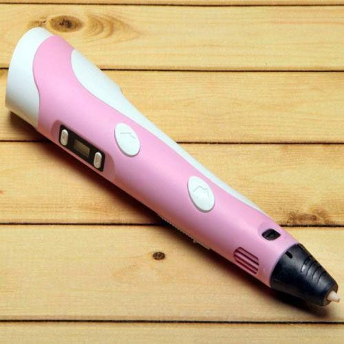 3D ручка Smart 3D Pen 2 c LCD дисплеєм, 3D ручка для розвитку уваги. Колір: рожевий 00016252 фото