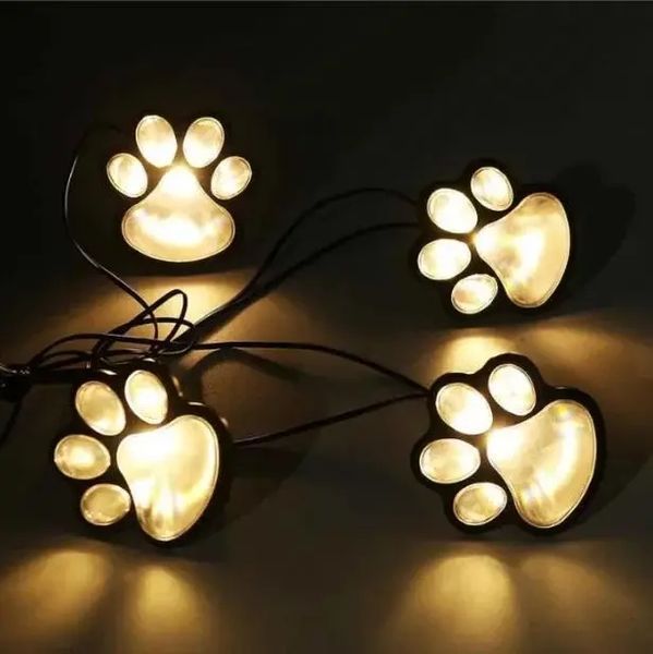 Светильник Solar Paw Print Lights на солнечной батарее 4 шт 00022167 фото