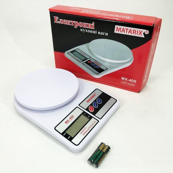 Весы кухонные MATARIX MX-400 10кг 00019183 фото