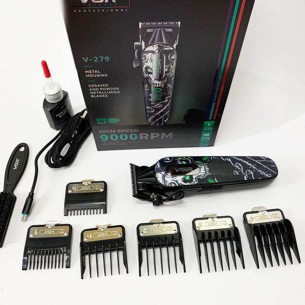 Акумуляторна машинка для стрижки VGR V-279 GREEN 00014844 фото
