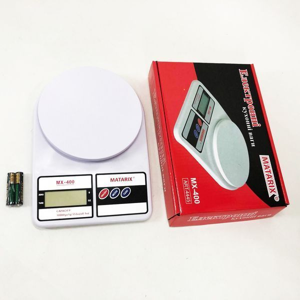 Весы кухонные MATARIX MX-400 10кг 00019183 фото