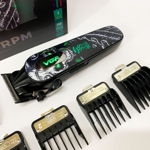 Акумуляторна машинка для стрижки VGR V-279 GREEN 00014844 фото