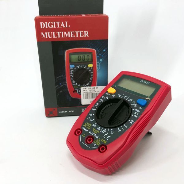 Цифровой Мультиметр 33 C DT DIGITAL мультитестер тестер, электронный мультиметр, тестер профессиональный 00017285 фото
