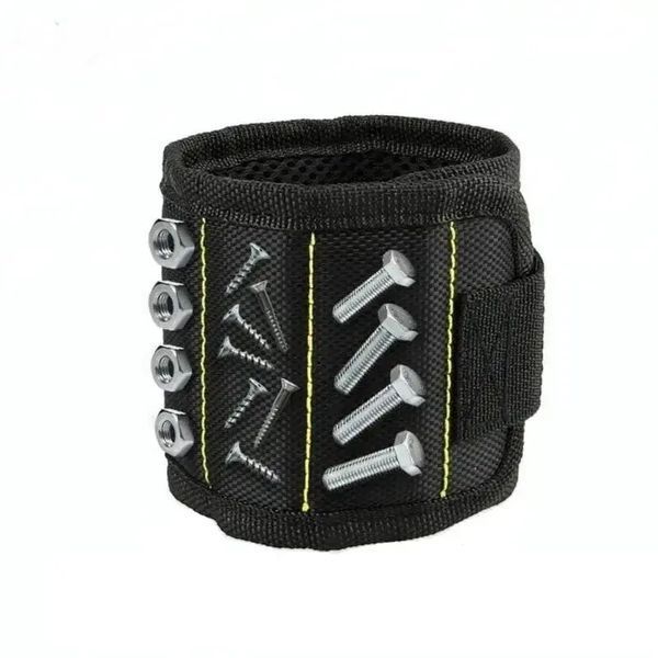 Магнітний Браслет для інструментів Magnetic Wristband чорний 00022774 фото