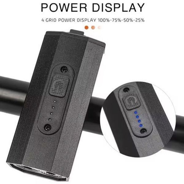 Велофонарь BK-08/01 Pro-2XPE, Фонарик для катания на велосипеде, Велосипедный фонарь с фиксацией на руль 00016752 фото