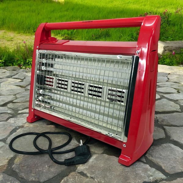 Кварцовий обігрівач Suntera QHW-106 1800Вт, кварцовий обігрівач для дому, переносний обігрівач 00012553 фото