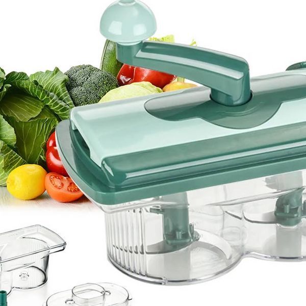 Овочерізка Nicer Dicer Twist багатофункціональна мультирізка, подрібнювач для продуктів 00018721 фото